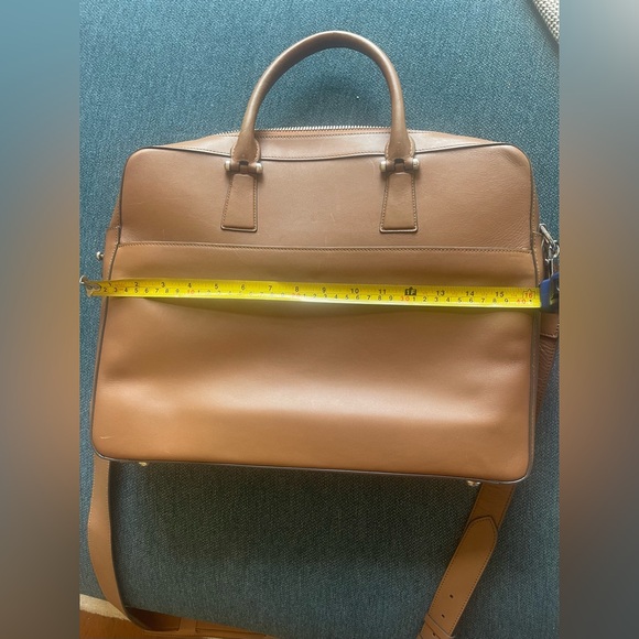 Cole Haan Tan Leather Briefcase - Picture 6 of 11